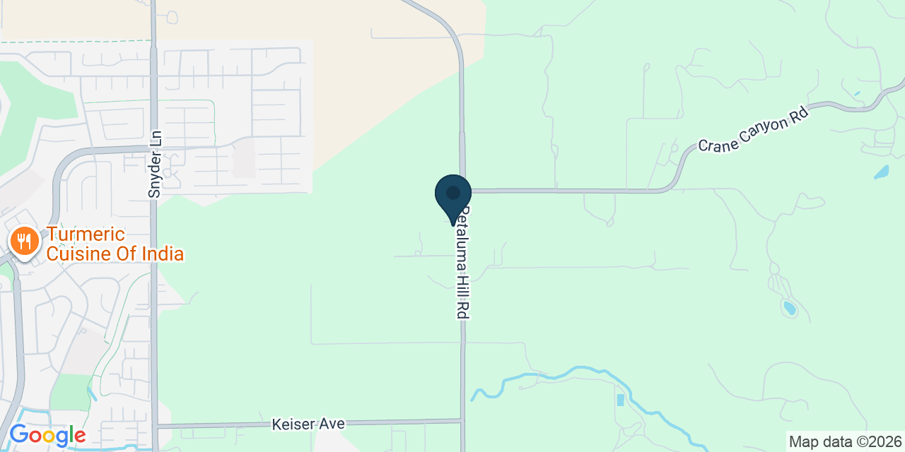 Map showing Santa Rosa, Sonoma County, CA