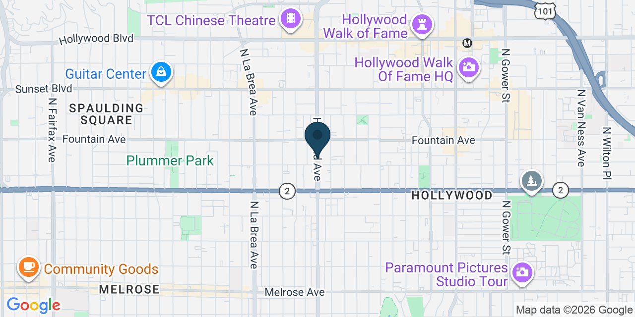 Map showing Los Angeles, Los Angeles County, CA