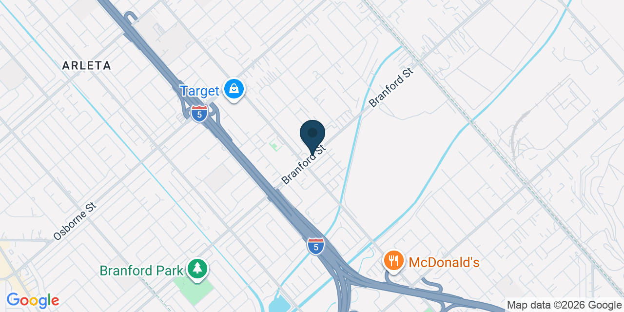 Map showing Los Angeles, Los Angeles County, CA