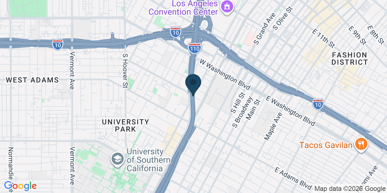 Map showing Los Angeles, Los Angeles County, CA