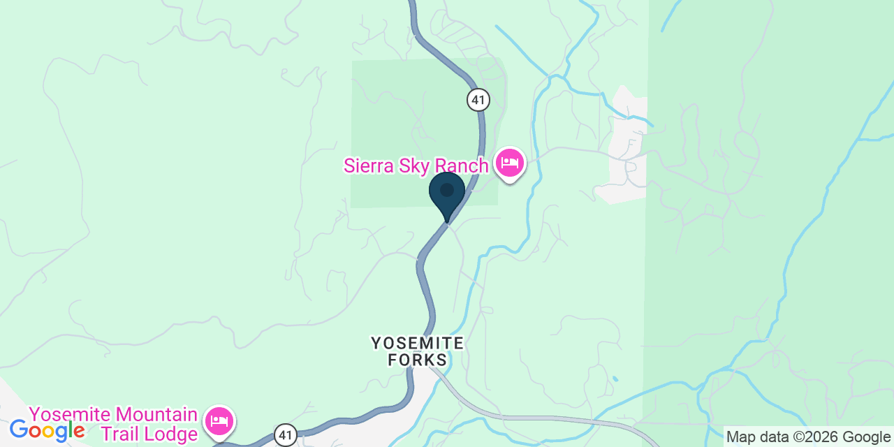 Map showing Oakhurst, Madera County, CA