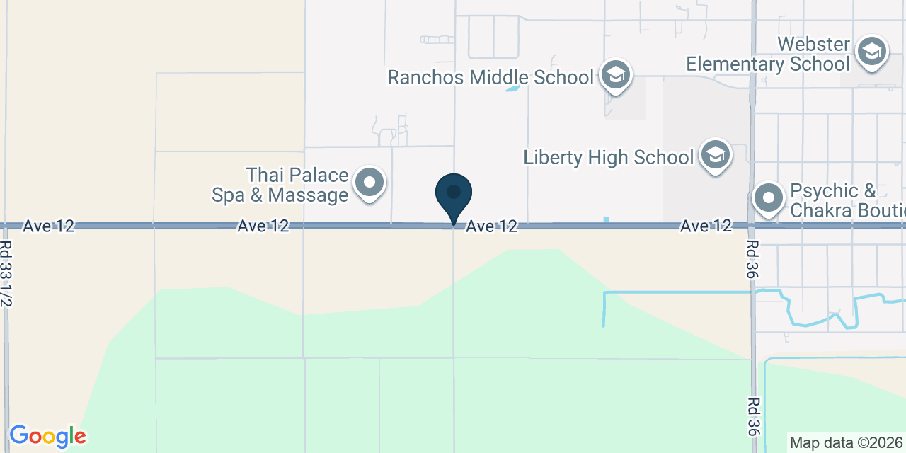 Map showing Madera County, CA