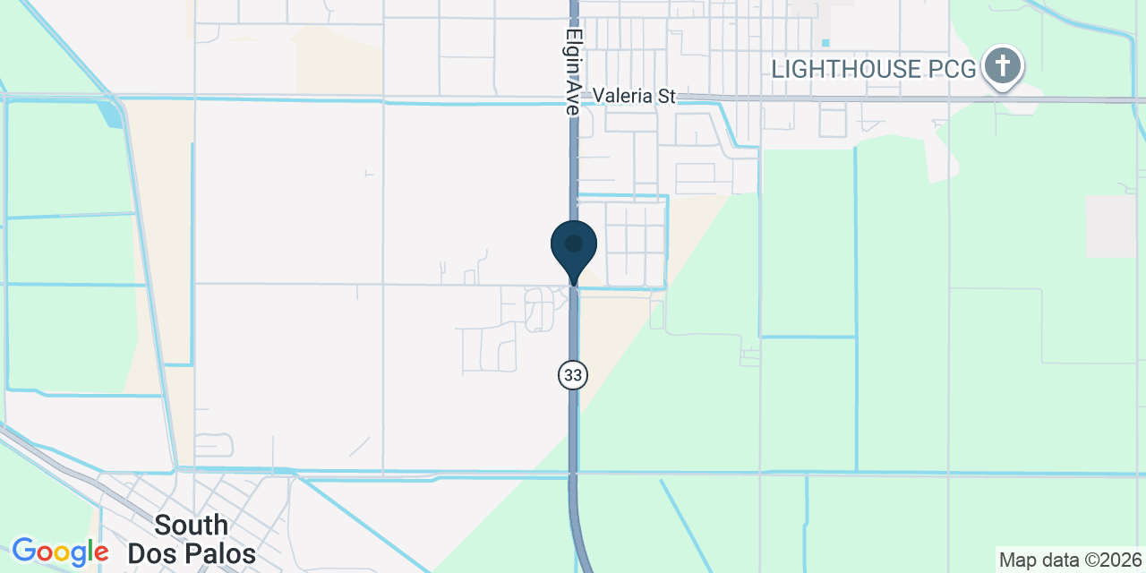 Map showing Merced County, CA