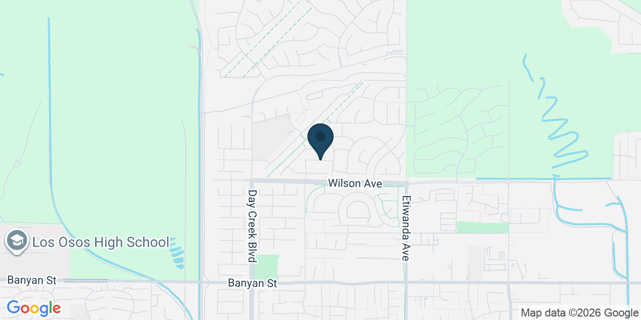 Map showing Rancho Cucamonga, San Bernardino County, CA