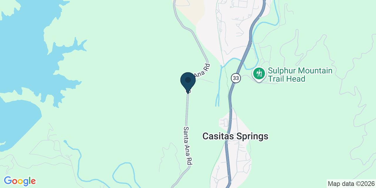 Map showing Ventura County, CA