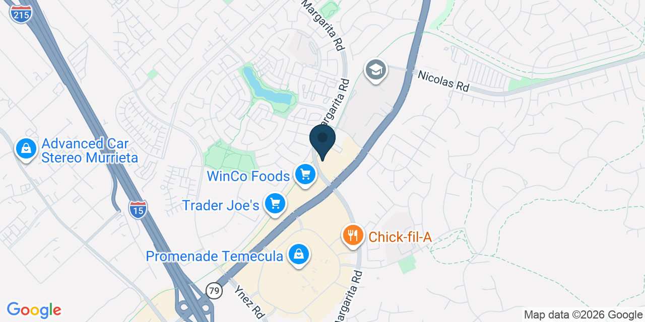 Map showing Temecula, Riverside County, CA