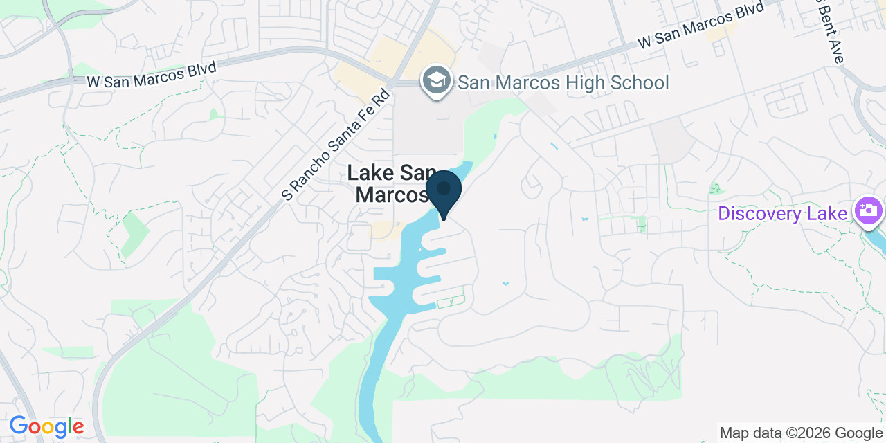Map showing San Marcos, San Diego County, CA