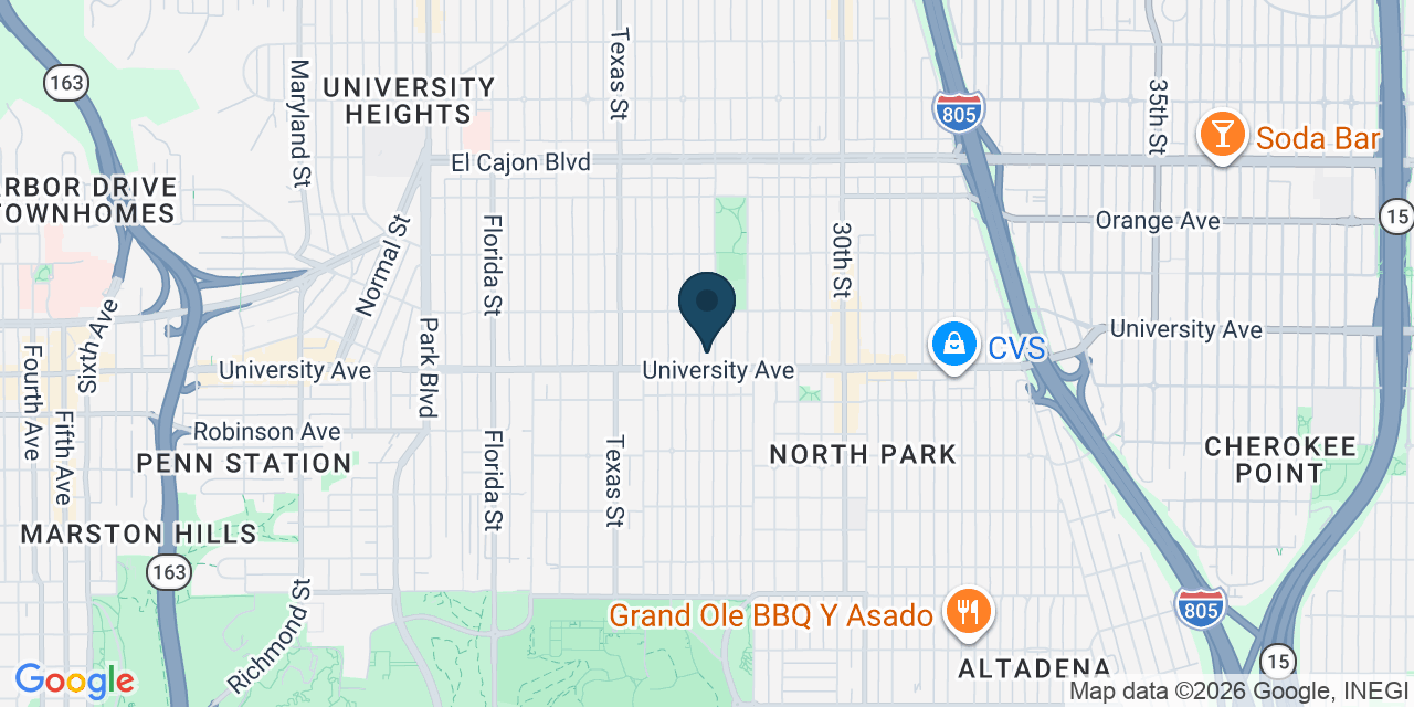 Map showing San Diego, San Diego County, CA