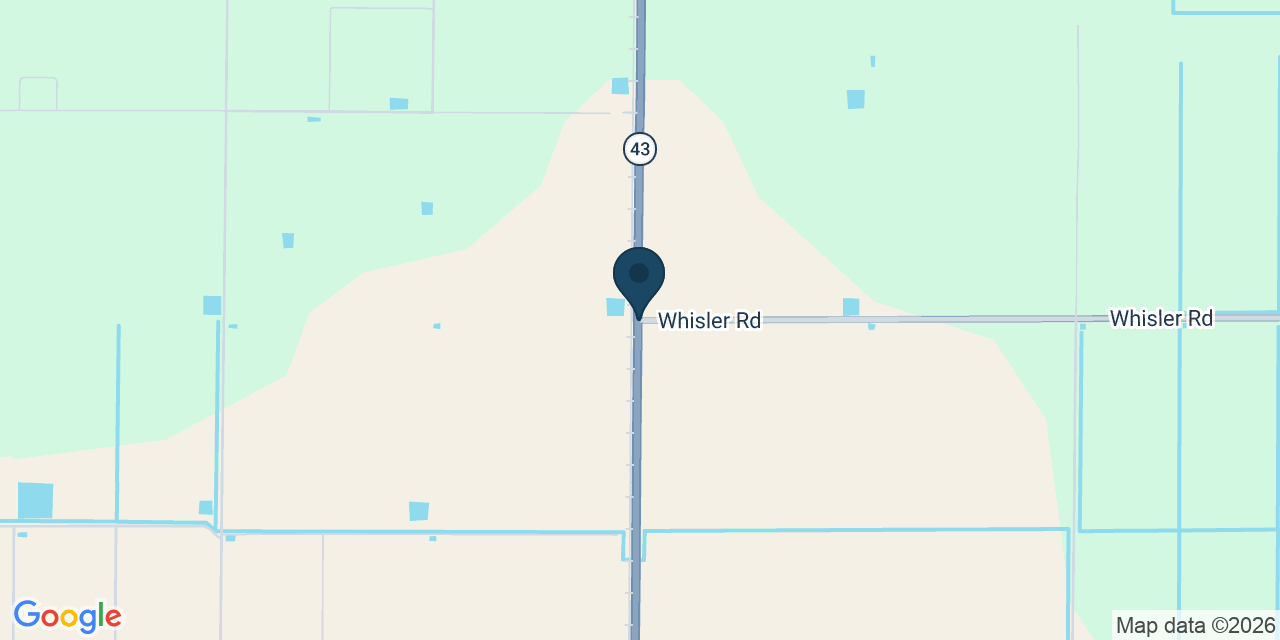 Map showing Wasco, Kern County, CA