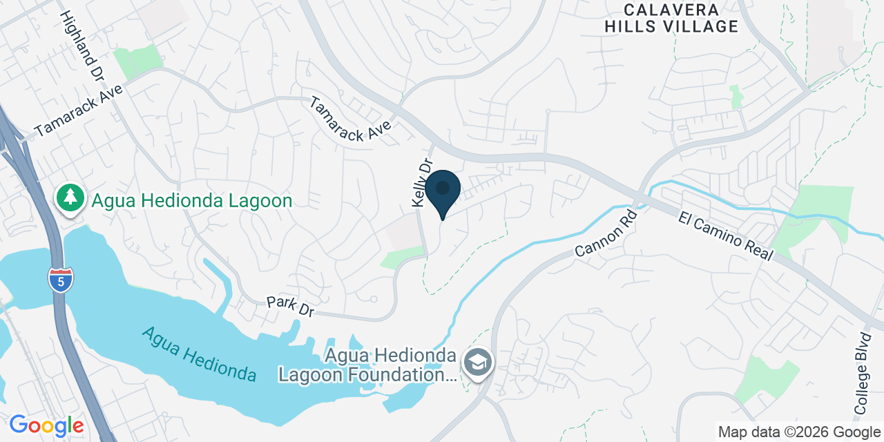 Map showing Carlsbad, San Diego County, CA