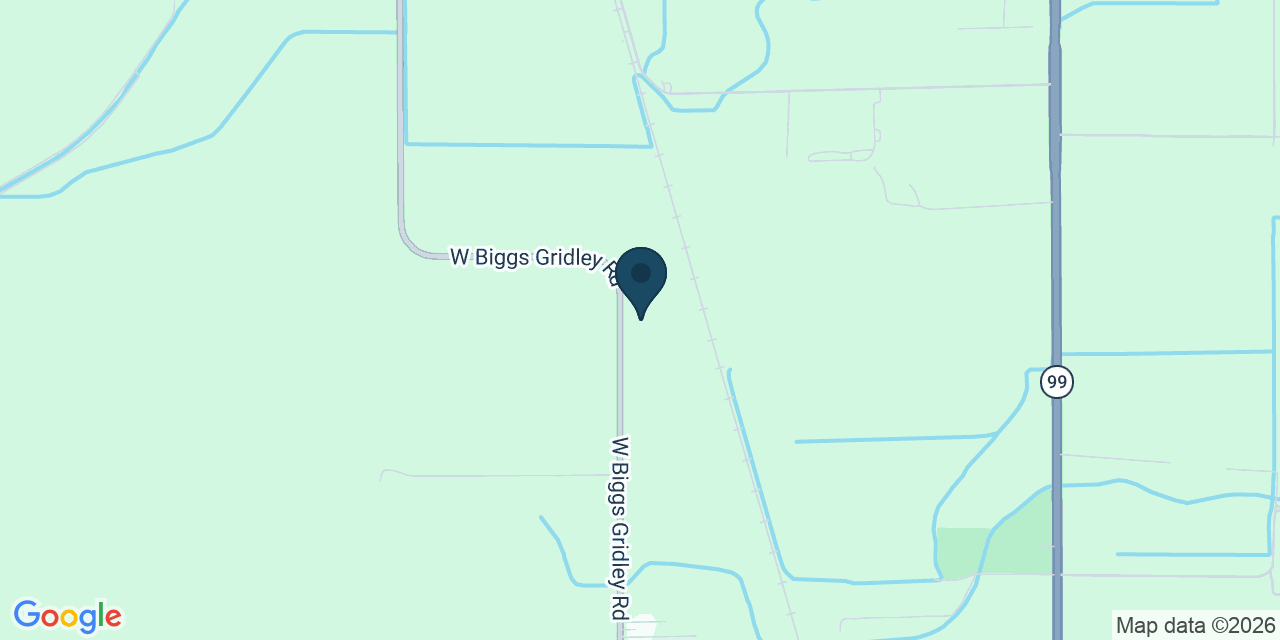Map showing Gridley, Butte County, CA