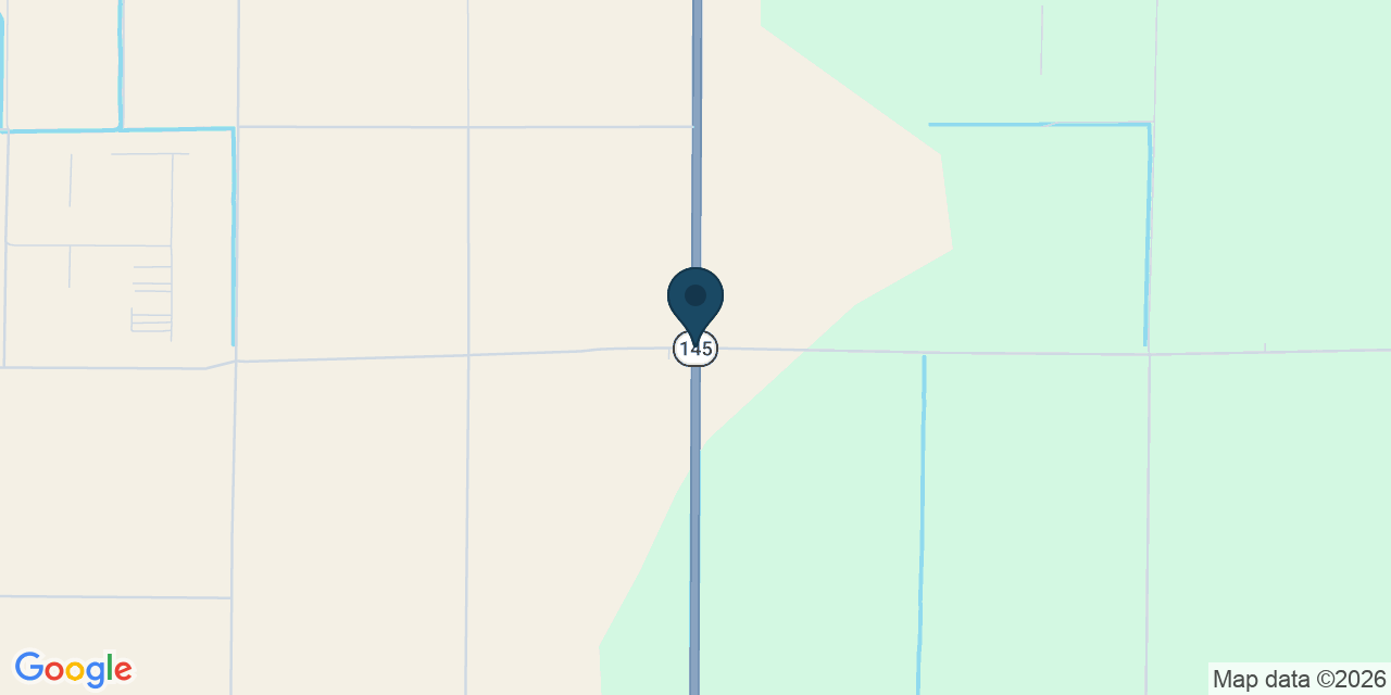 Map showing Fresno County, CA