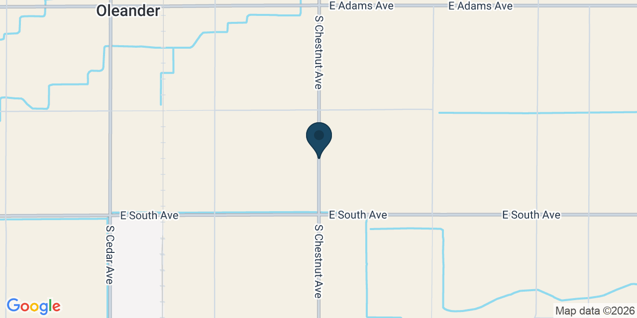 Map showing Fresno County, CA