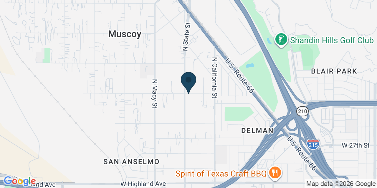 Map showing San Bernardino County, CA
