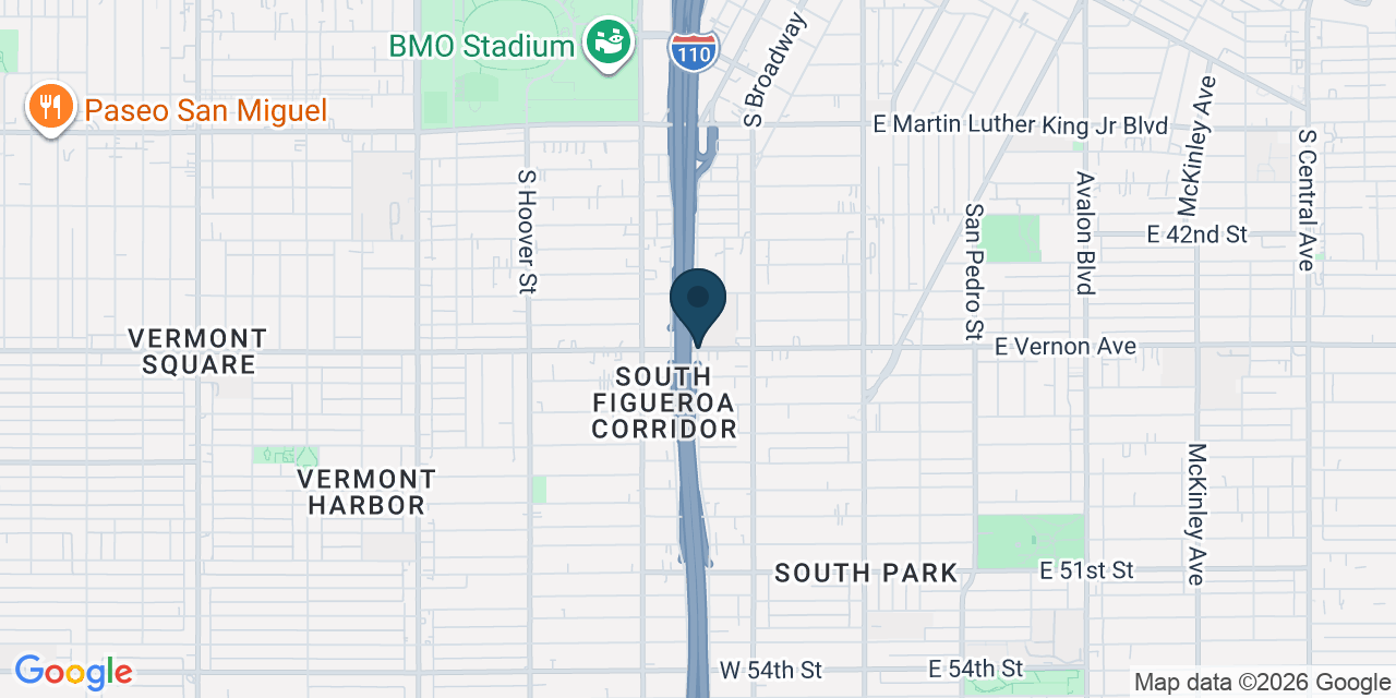 Map showing Los Angeles, Los Angeles County, CA