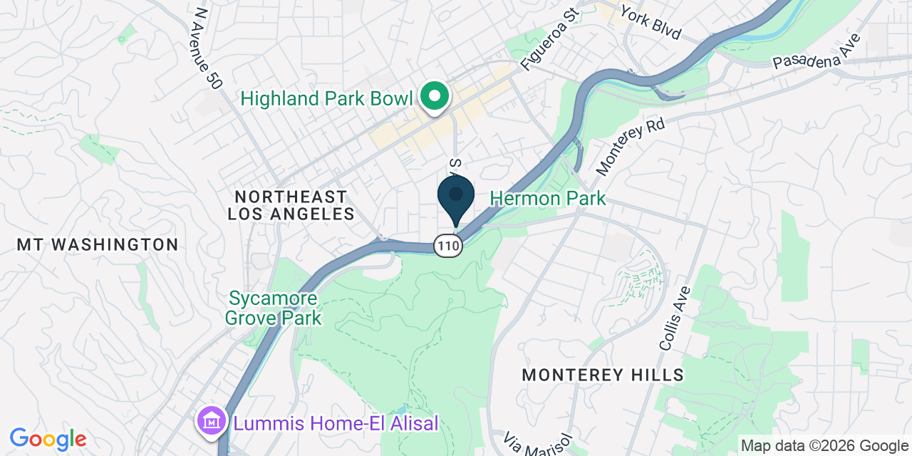 Map showing Los Angeles, Los Angeles County, CA