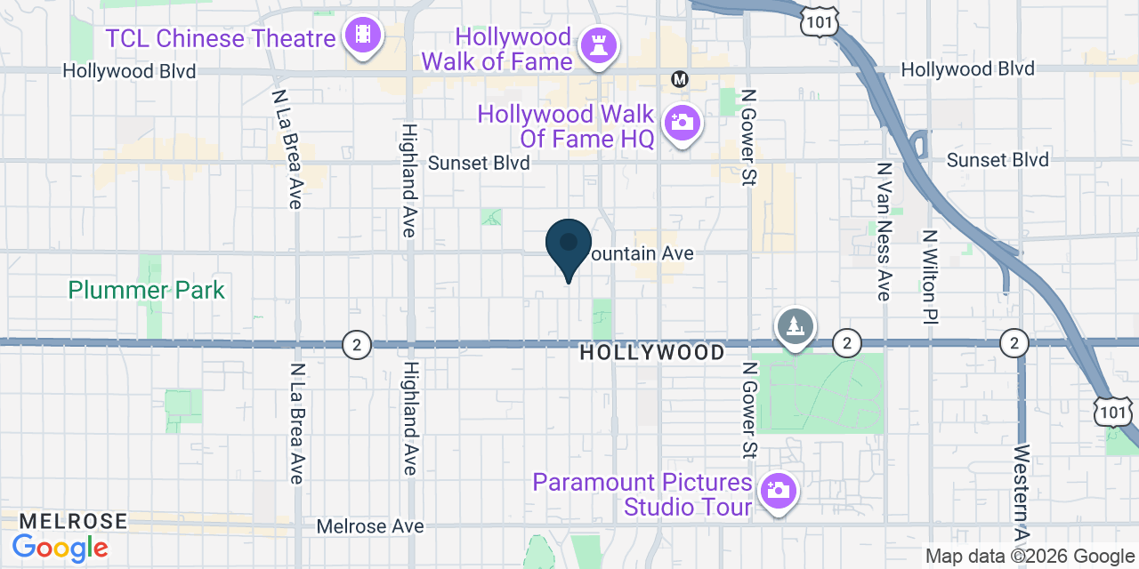Map showing Los Angeles, Los Angeles County, CA