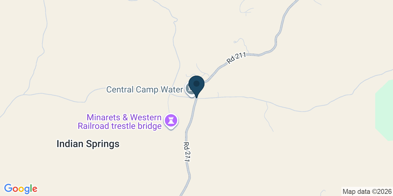 Map showing Madera County, CA