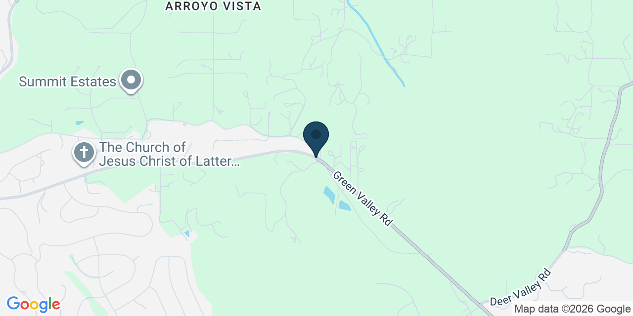 Map showing El Dorado Hills, El Dorado County, CA
