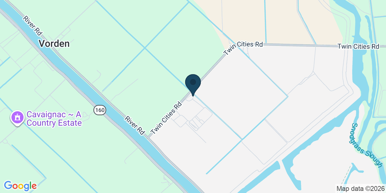 Map showing Walnut Grove, Sacramento County, CA