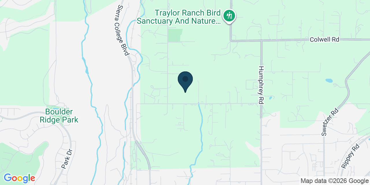 Map showing Loomis, Placer County, CA