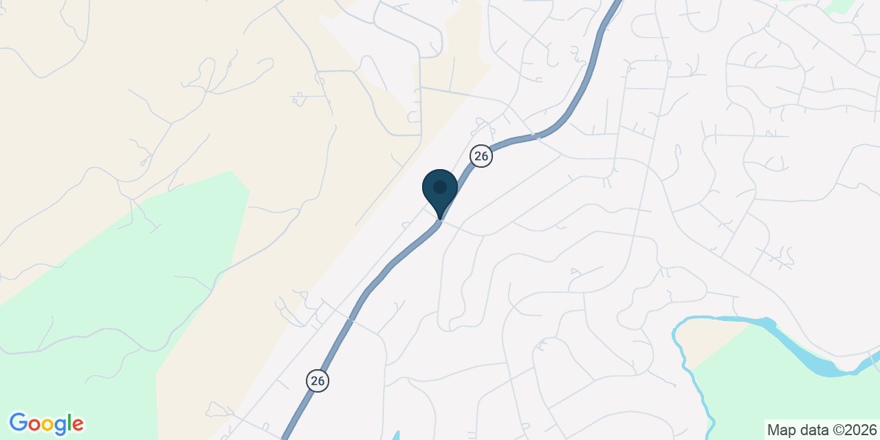 Map showing Rancho Calaveras, Calaveras County, CA
