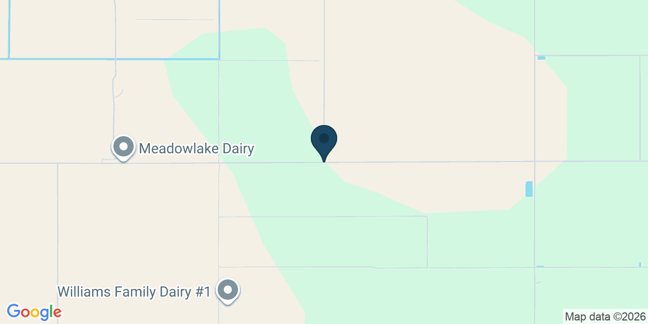 Map showing Tulare County, CA