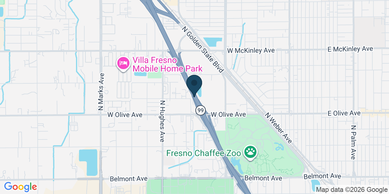 Map showing Fresno, Fresno County, CA