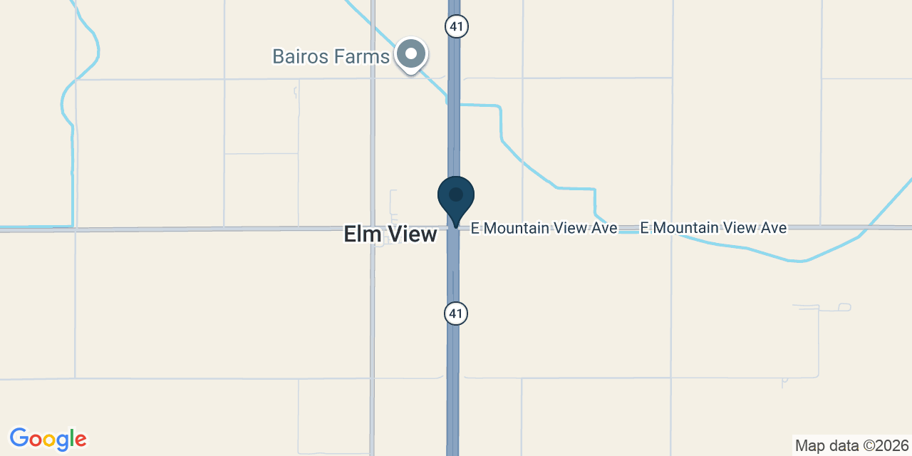 Map showing Fresno County, CA