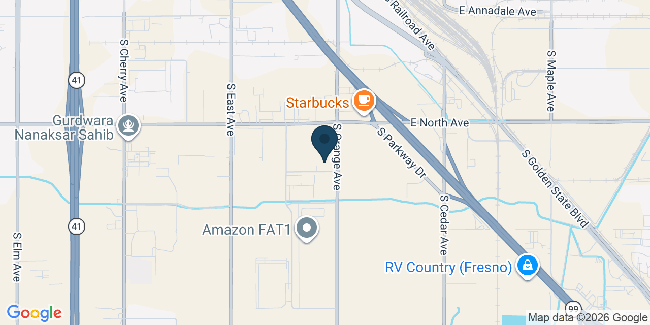 Map showing Fresno, Fresno County, CA