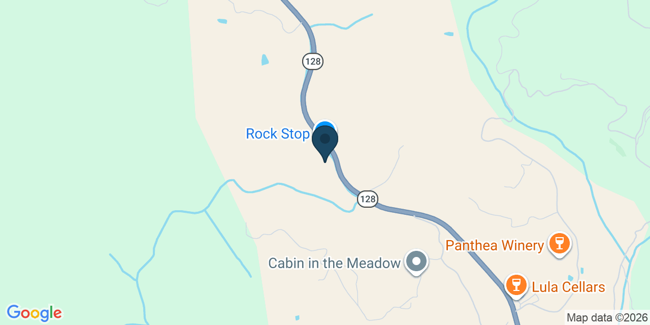 Map showing Philo, Mendocino County, CA