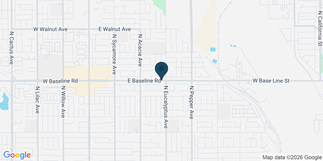 Map showing San Bernardino County, CA