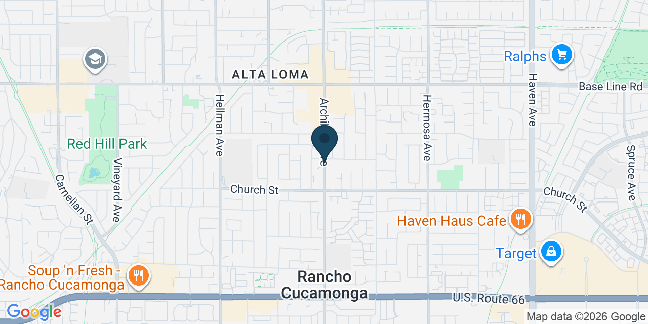 Map showing San Bernardino County, CA