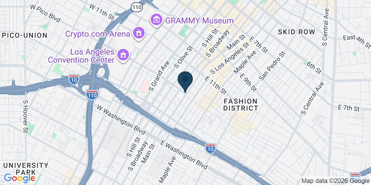 Map showing Los Angeles, Los Angeles County, CA