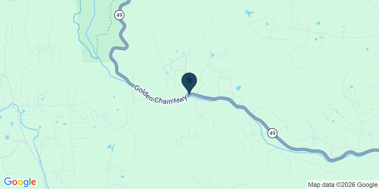 Map showing Nevada County, CA