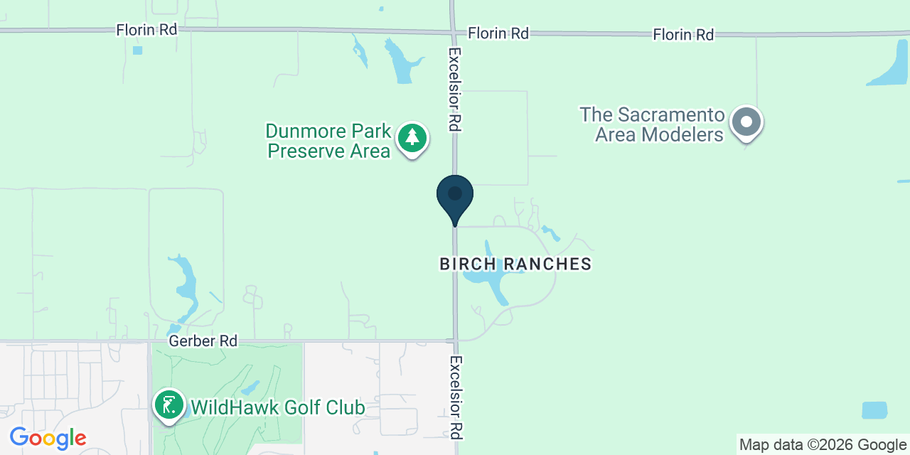 Map showing Vineyard, Sacramento County, CA