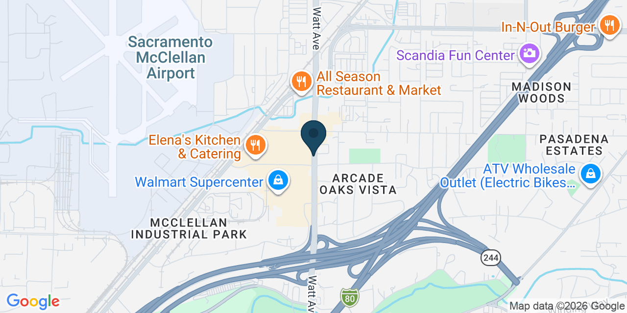 Map showing California