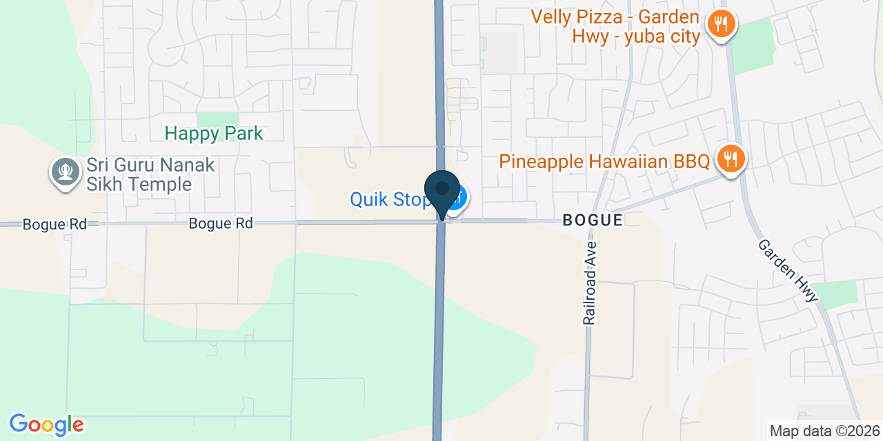 Map showing Sutter County, CA