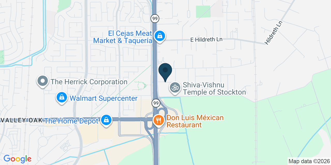 Map showing Morada, San Joaquin County, CA