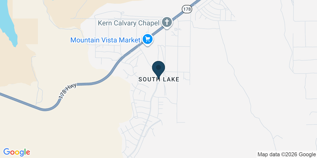 Map showing Weldon, Kern County, CA