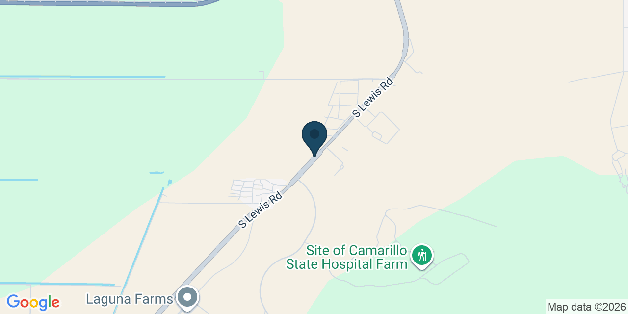 Map showing Ventura County, CA