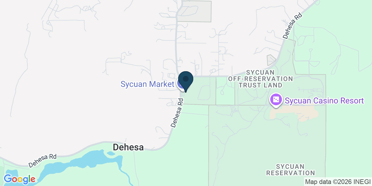 Map showing El Cajon, San Diego County, CA