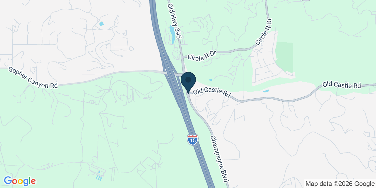 Map showing San Diego County, CA