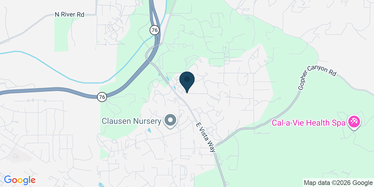 Map showing San Diego County, CA