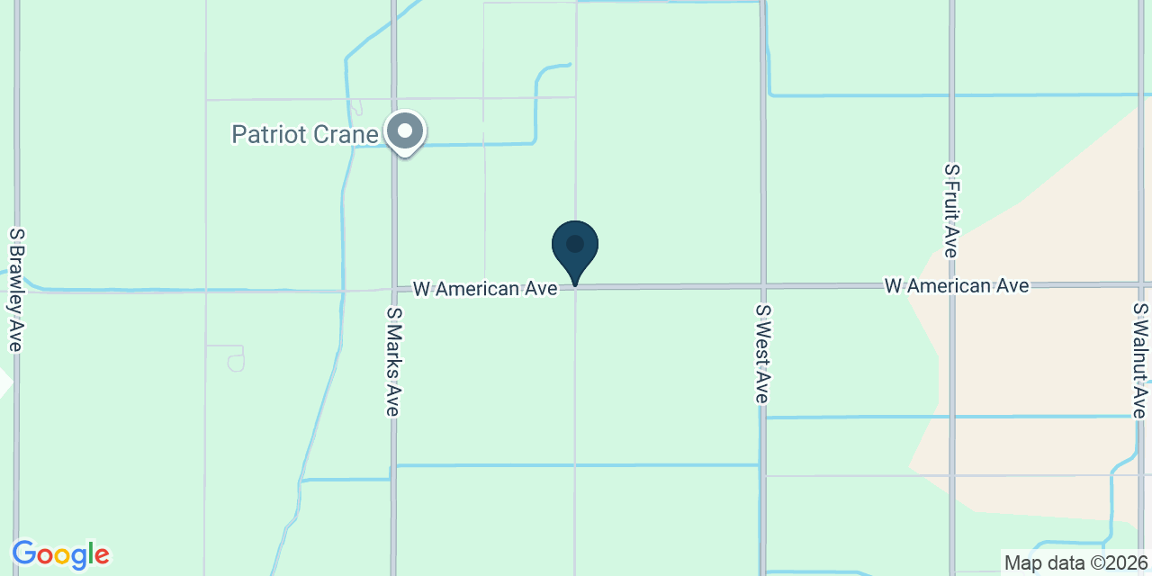 Map showing Fresno County, CA