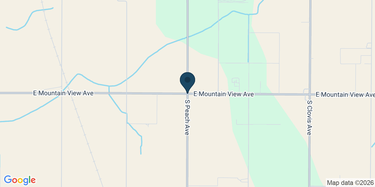 Map showing Fresno County, CA