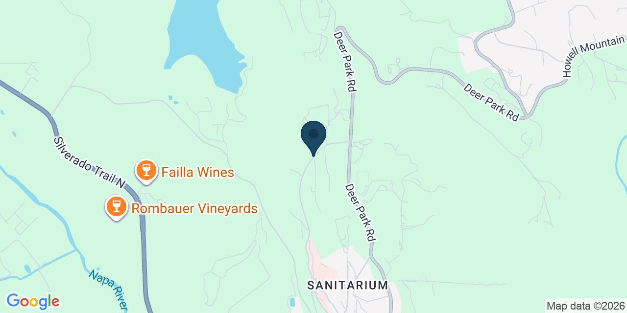 Map showing Deer Park, Napa County, CA