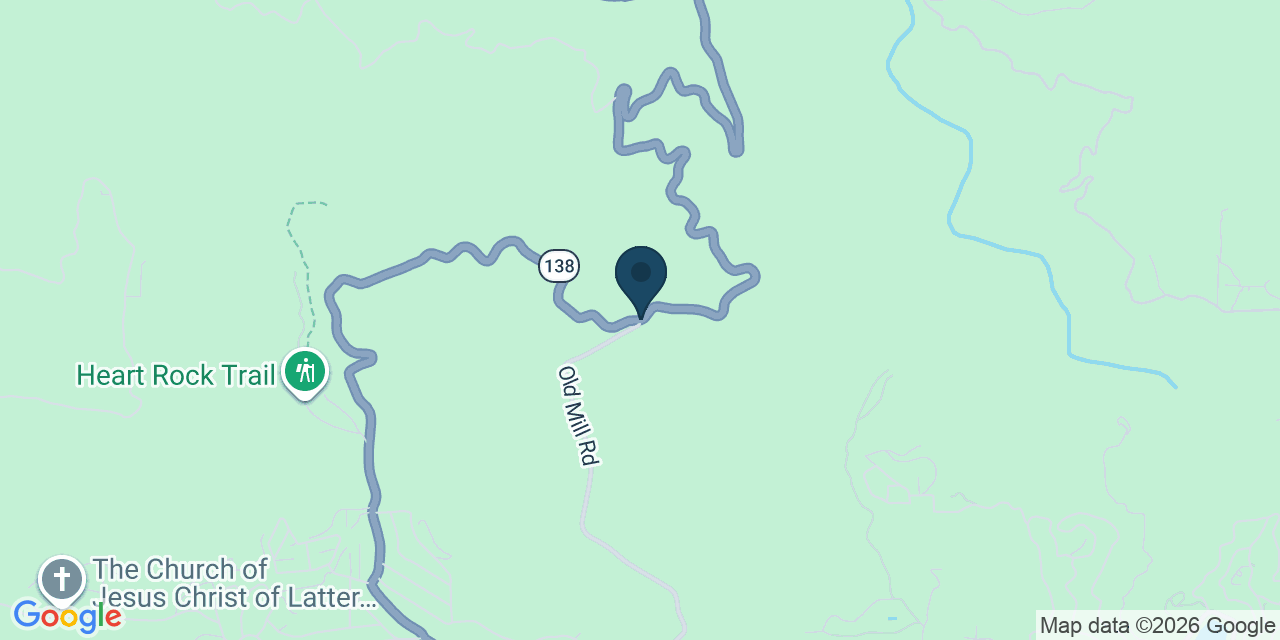 Map showing Crestline, San Bernardino County, CA