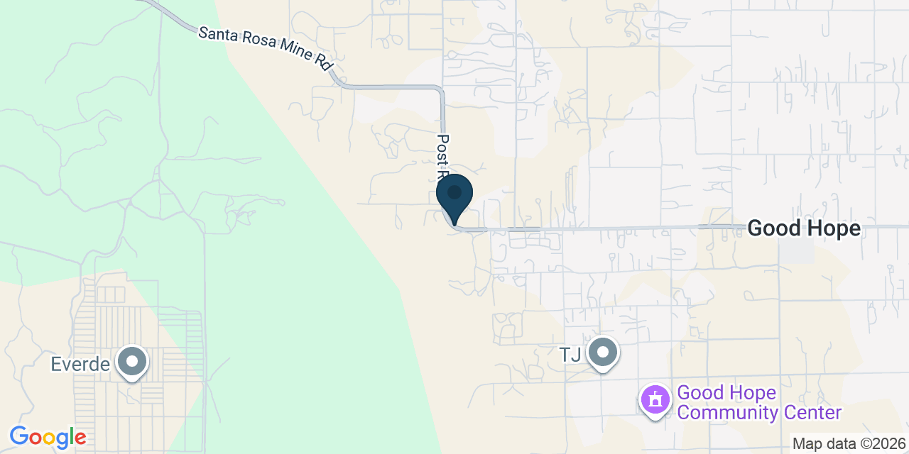 Map showing Good Hope, Riverside County, CA