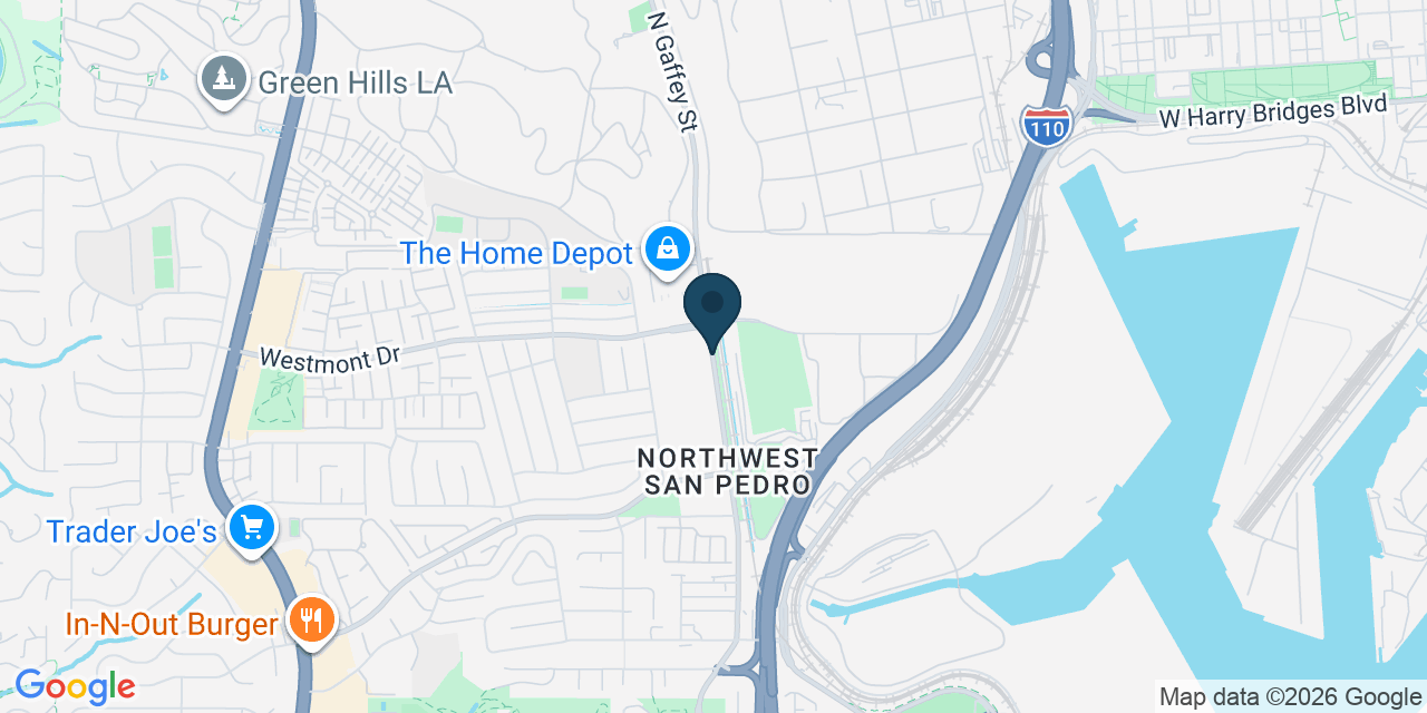 Map showing Los Angeles, Los Angeles County, CA